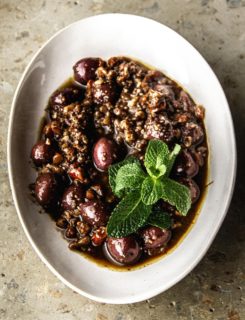 One of my favourite ways to enjoy olives. 
Try this recipe for my marinated olives out of my recipe book The Table. 
#thetable #recipe #olives #penguin #elmarieberry