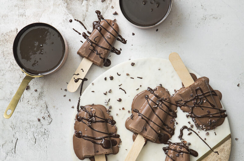 Low Carb Hot Chocolate Ice Lollies