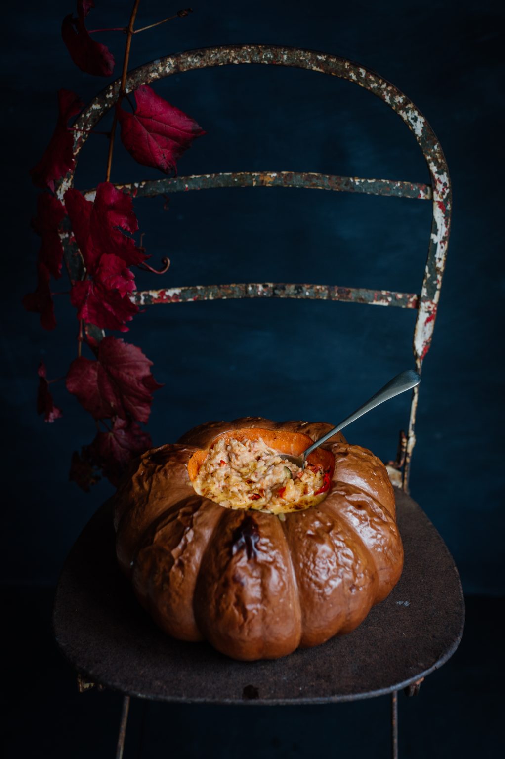 Heel pampoen met geurige rysvulsel - Elmarie Berry